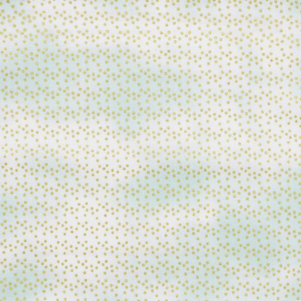 Stof katoen - 50x70 cm - groen stippen - Afbeelding 1