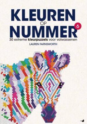 Kleurboek - Kleuren op nummer - deel 6