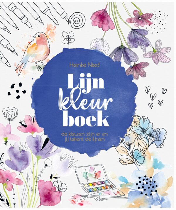 Tekenboek - Lijnkleurboek - Afbeelding 1