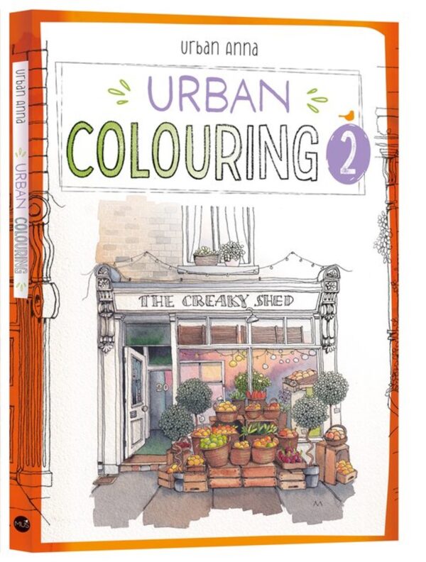 Kleurboek - Urban Anna - Urban Colouring 2 - Afbeelding 1