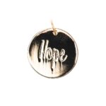 Mix It Up - hanger"hope"17 mm - goudkleurig