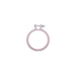 Borduurring kunststof - 7,6 cm - lavendel