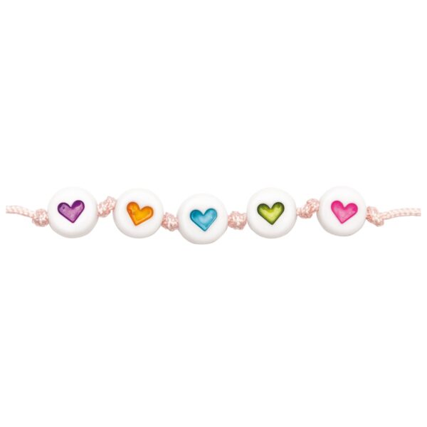 itoshii kralen - 165 stuks - hartjes rond - pastel mix - Afbeelding 1