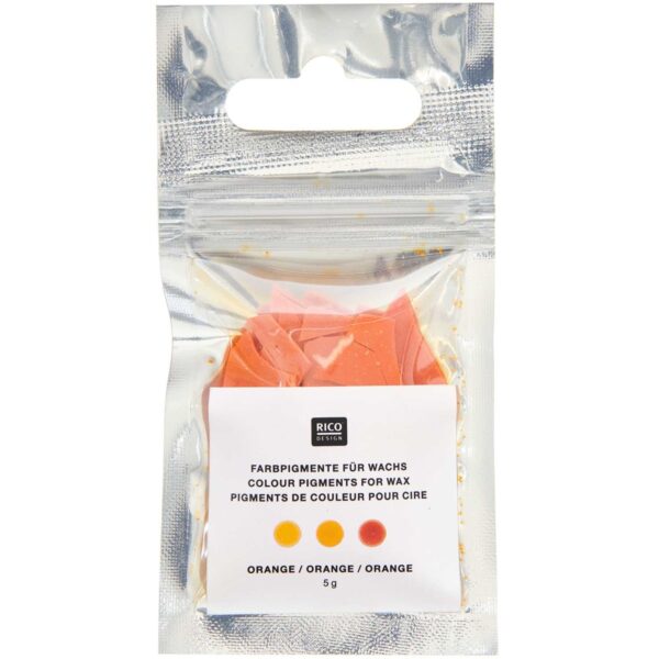 Kaarsen pigment - 5 gram - oranje - Afbeelding 1