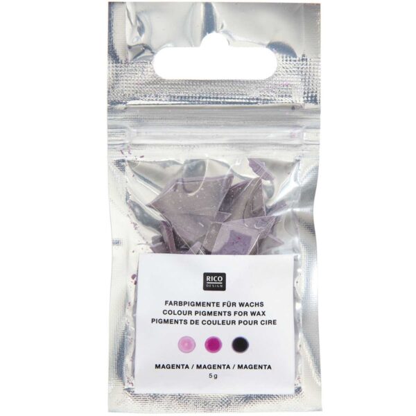 Kaarsen pigment - 5 gram - magenta - Afbeelding 1