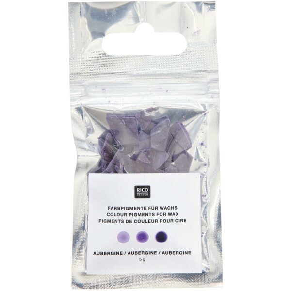Kaarsen pigment - 5 gram - aubergine - Afbeelding 1