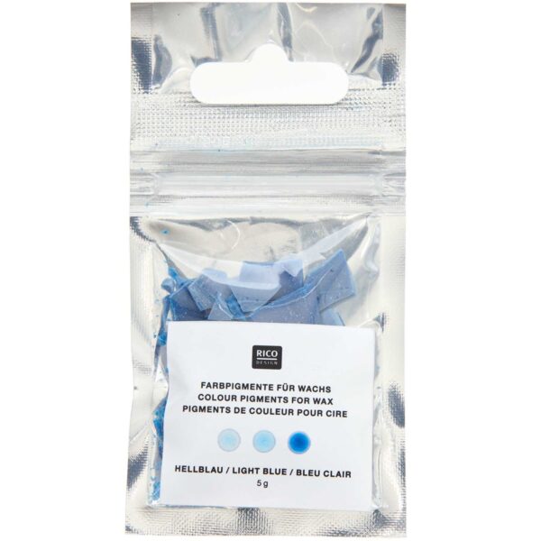 Kaarsen pigment - 5 gram - lichtblauw - Afbeelding 1