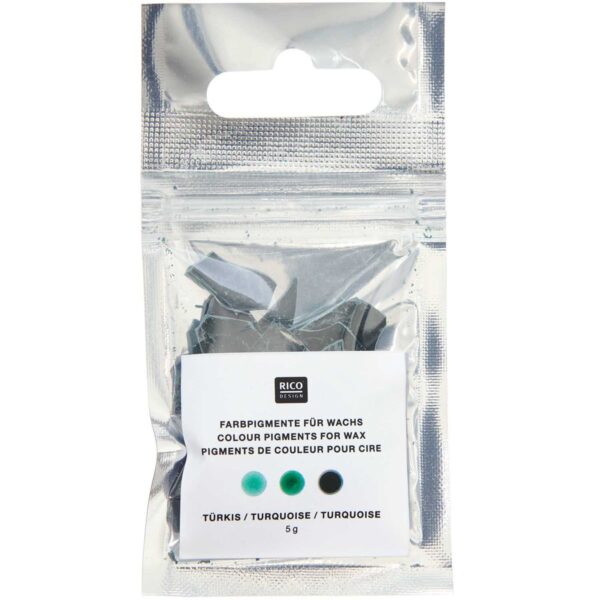 Kaarsen pigment - 5 gram - turquoise - Afbeelding 1
