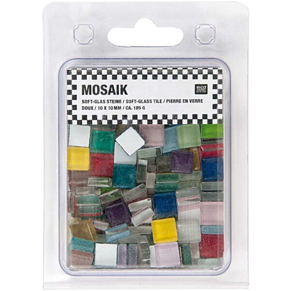 Rico Design mozaïeksteentjes - glas - mix - Afbeelding 1