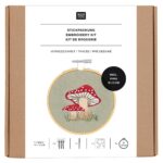 Rico Design borduurpakket - paddenstoelen