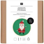 Rico Design borduurpakket - kruissteek kerstman
