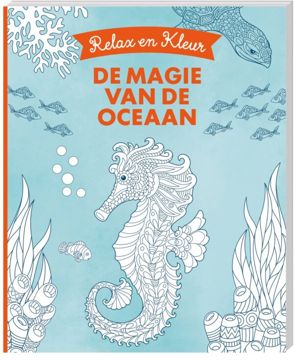 Kleurboek - Relax en Kleur - De magie van de oceaan - Afbeelding 1