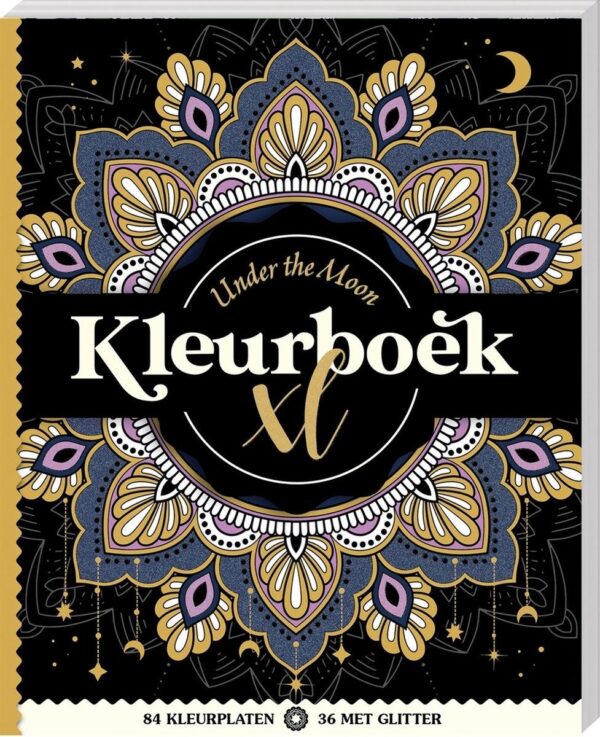 Kleurboek - Kleurboek XL - Under the moon - Afbeelding 1