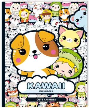 Kleurboek - Kawaii'Cute Animals'
