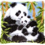 Knooppakket - kussen - panda's