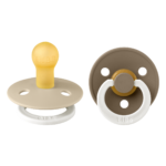 Fopspeen Bibs Glow Vanilla/Dark Oak 6-18mnd 2st