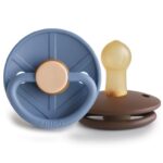 Fopspeen FRIGG Little Viking 0-6mnd Ocean View/Cocoa 2st