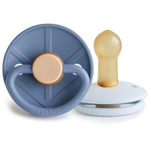 Fopspeen FRIGG Little Viking 6-18mnd Ocean View/Powder Blue 2st - Afbeelding 1