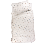 Dekbedovertrek + Kussensloop 1-pers Funnababy 140x200 Dino/Sand