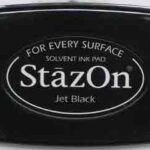 StazOn stempelkussen - permanent - jet black