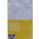 Zijdevloei 50x70 cm - 5 stuks - zilver