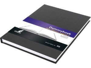 Dummyboek Kangaro A5 blanco hard cover 80 blad 100 grams zwart