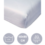 Hoeslaken Wieg Babyjem Air Flow Wit 40x80