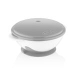 Kommetje met Zuignap Babyjem Grijs