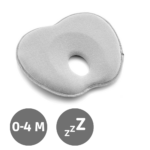 Afplatkussen Babyjem Flat Head Kussen Grijs