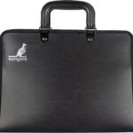 Kangaro portfoliomap - A4 - zwart met handvat