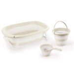 Bath Set Dolu 3-in-1 Foldable Relax Beige