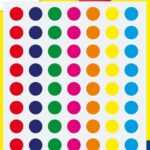 Ronde stickers - 8 mm - 7 kleuren