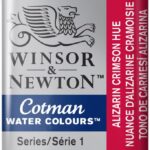 W&N Cotman Watercolours - half napje - alizarin crimson hue