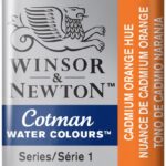 W&N Cotman Watercolours - half napje - cadmium orange hue