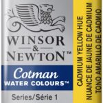 W&N Cotman Watercolours - half napje - cadmium yellow hue
