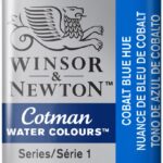 W&N Cotman Watercolours - half napje - colbalt blue hue