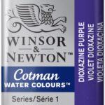 W&N Cotman Watercolours - half napje - dioxazine purple