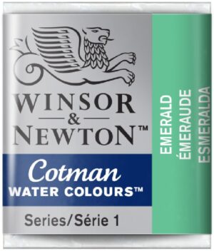 W&N Cotman Watercolours - half napje - emerald