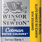 W&N Cotman Watercolours - half napje - gamboge hue