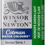W&N Cotman Watercolours - half napje - hookers green light