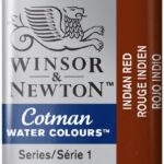 W&N Cotman Watercolours - half napje - indian red