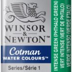 W&N Cotman Watercolours - half napje - intense green
