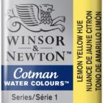 W&N Cotman Watercolours - half napje - lemon yellow hue