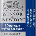 W&N Cotman Watercolours - half napje - prussian blue