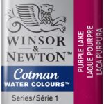 W&N Cotman Watercolours - half napje - purple lake
