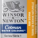 W&N Cotman Watercolours - half napje - raw sienna