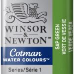 W&N Cotman Watercolours - half napje - sap green