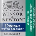 W&N Cotman Watercolours - half napje - viridian hue