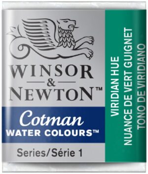 W&N Cotman Watercolours - half napje - viridian hue