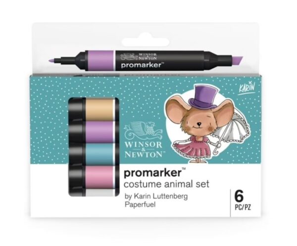 Winsor&Newton Promarker set - Paperfuel Costume Animals - Afbeelding 1